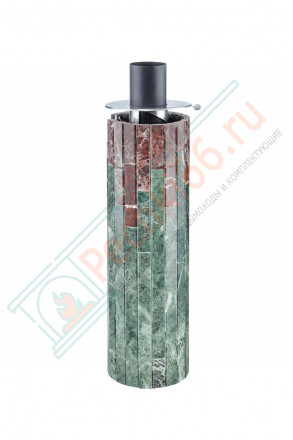 Дымоход с регистром Змеевик + Россо Леванте, d-115, L=1000 мм (Feringer)