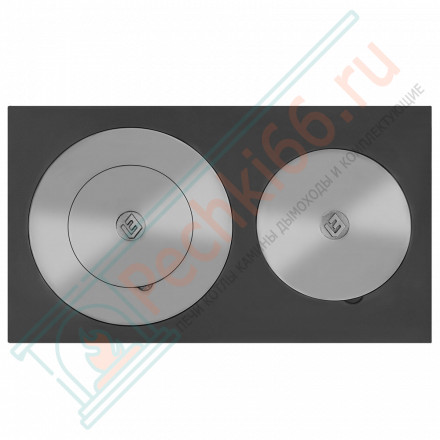 Плита чугунная двухконфорочная усиленная 4В (Везувий)