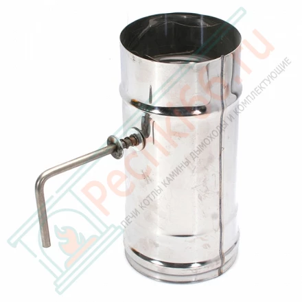 Шибер-поворотный (НЕРЖ-430/0,8) d-115 (Ferrum HF)