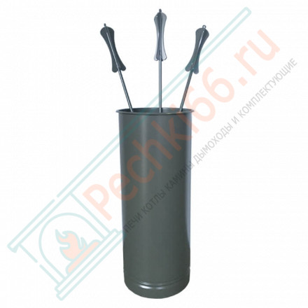 Каминный набор VKN011-R7010, серый (Вулкан)