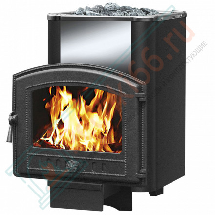 Чугунная печь для бани Сенсация 16 Антрацит 224 (Везувий) до 18 м3