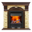 Электрокаминокомплект Dublin угловой - Темный дуб / Сланец с очагом Danville Black FB2 Электрокаминокомплект Dublin угловой - Темный дуб / Сланец с очагом Danville Black FB2