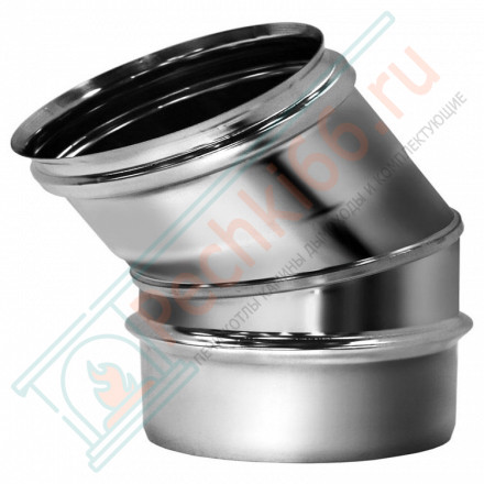 Отвод одностенный 30° (AISI-321/0,5мм) d-180 (Вулкан)