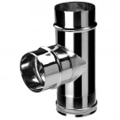 Тройник одностенный 90° (AISI-321/0,5мм) d-180 (Вулкан)