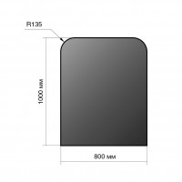 Притопочный лист 1000*800*2 R135, чёрный, 2мм (Везувий) Притопочный лист 1000*800*2 R135, чёрный, 2мм (Везувий)