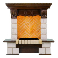 Портал Pierre Luxe угловой - Темный дуб / Шампань (Высота 975мм)