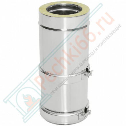 Труба телескоп Термо L300 – 450 ТТТ-Р (304-0.8/304) d-120/220 (ТиС Стандарт)