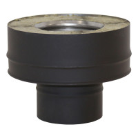 Переходник моно-термо VBR черный (НЕРЖ-439/0,8) d-180/280 (Вулкан)