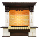 Портал Pierre Luxe угловой - Темный дуб / Шампань (Высота 1035мм) Портал Pierre Luxe угловой - Темный дуб / Шампань (Высота 1035мм)