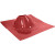 Проходка кровли Master flash №4 (д.300-450мм 890х890мм), красный, угловой (No name)