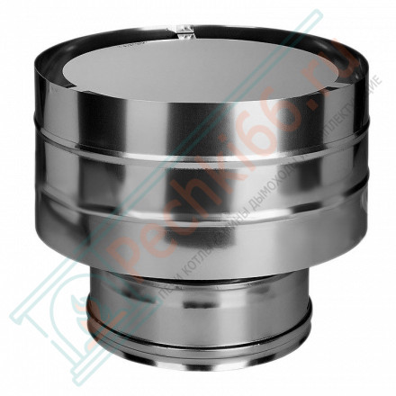 Дефлектор на трубу с изол (НЕРЖ-321/0,5-НЕРЖ-439/0,5) d-120/200 (Дымок-Lux)