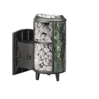 Печь банная Атмосфера L комбинированная сетка-ламель змеевик (ProMetall)